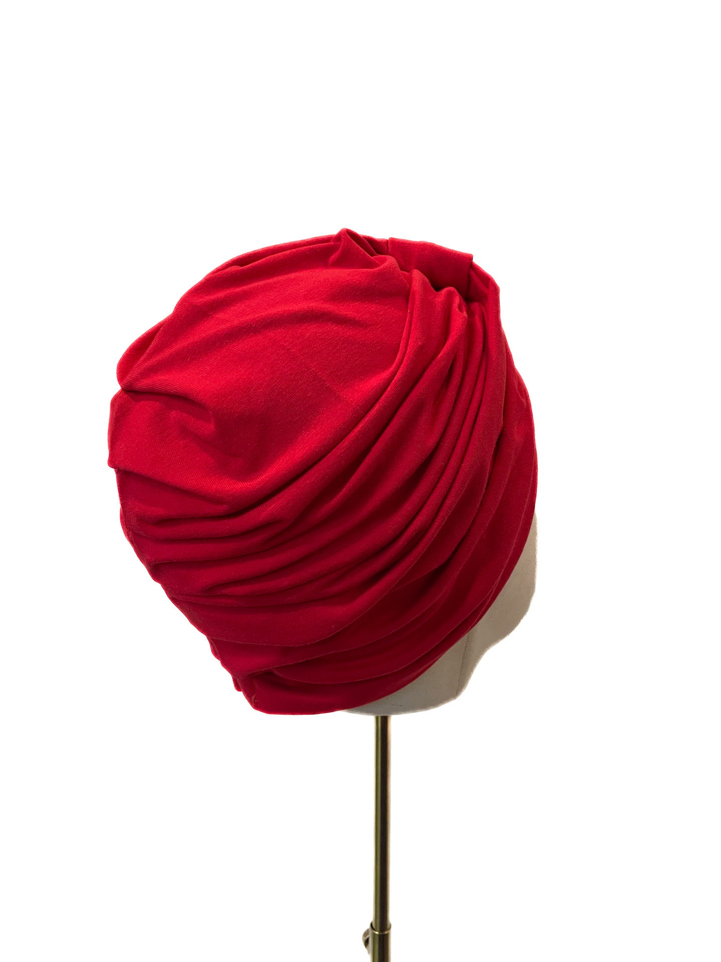 Turban Cassie, red jersey - Image 3