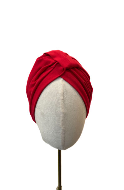 Turban Cassie, red jersey